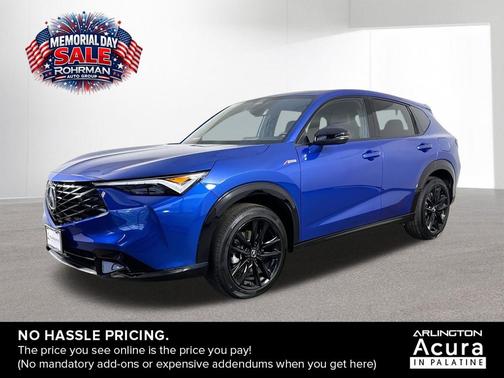 Adriatic Blue Sea Metallic 2025 Acura ADX A-Spec with Advance