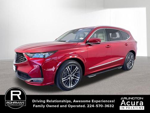 Performance Red Pearl 2025 Acura MDX Advance Package