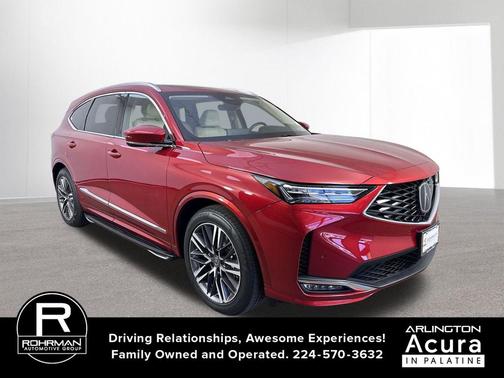 Performance Red Pearl 2025 Acura MDX Advance Package