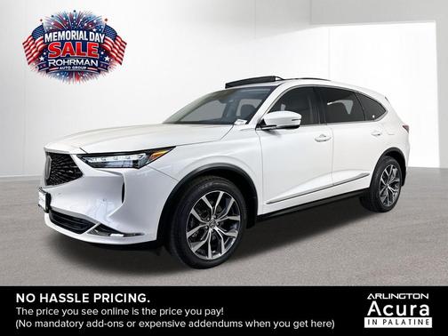 Platinum White Pearl 2024 Acura MDX Technology Package