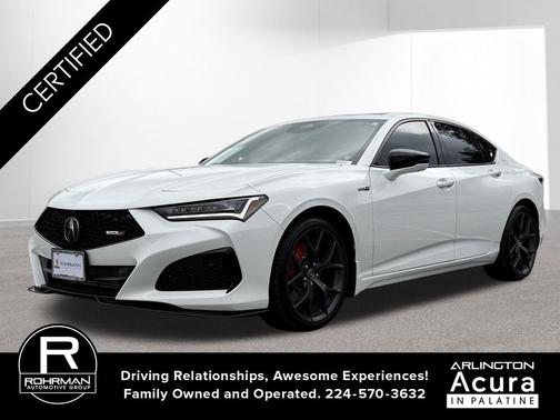 Platinum White Pearl 2024 Acura TLX Type S