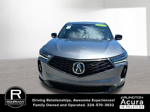 Liquid Carbon Metallic 2025 Acura RDX A-Spec Advance Package