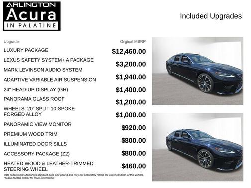 Nightfall Mica 2023 Lexus LS 500 Base