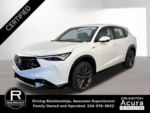 Platinum White Pearl 2025 Acura ADX A-Spec