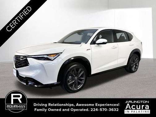 Platinum White Pearl 2025 Acura ADX A-Spec