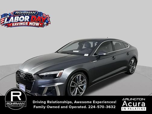 Daytona Gray Pearl Effect 2023 Audi A5 Sportback 45 S Line Premium Plus