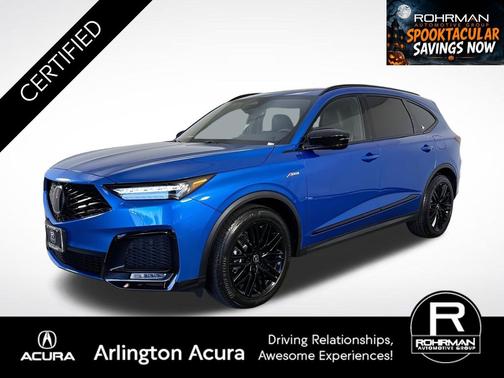 Double Apex Blue Pearl 2026 Acura MDX A-SPEC Advance Package