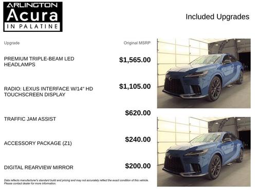 Grecian Water 2023 Lexus RX 350 F SPORT Handling