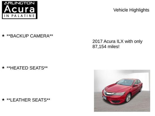 2017 Acura ILX AcuraWatch Plus Package