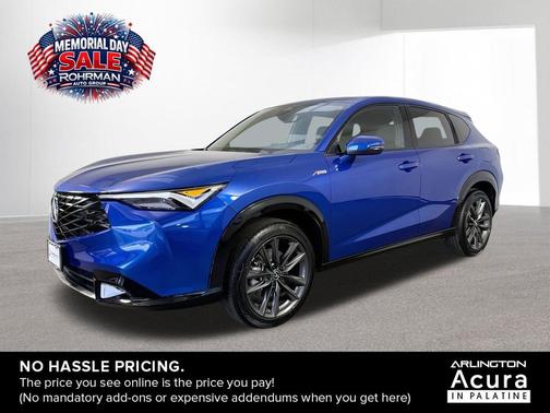 Adriatic Blue Sea Metallic 2025 Acura ADX A-Spec
