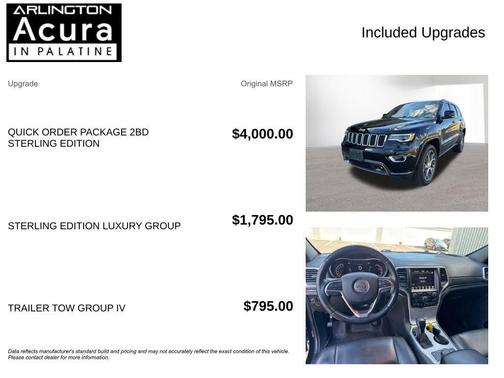 2018 Jeep Grand Cherokee Sterling Edition