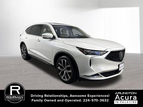 Platinum White Pearl 2023 Acura MDX Technology Package