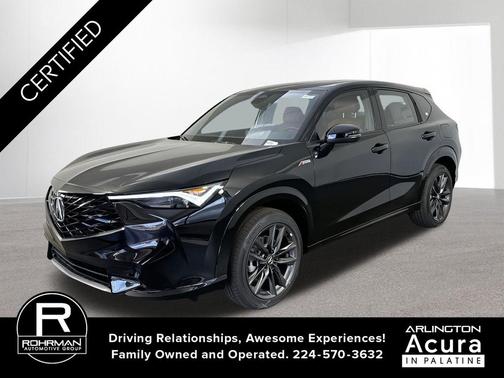 Crystal Black Pearl 2025 Acura ADX A-Spec