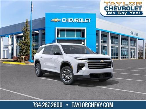 Summit White 2026 Chevrolet Traverse LT