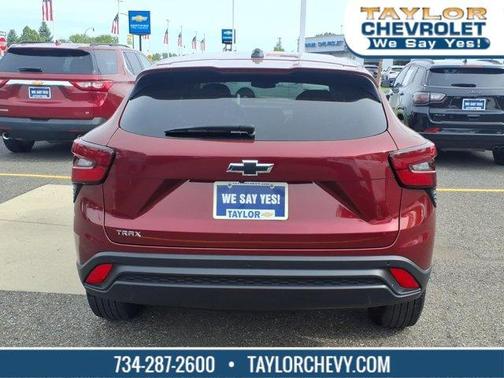 Crimson Metallic 2024 Chevrolet Trax LS