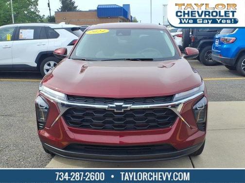 Crimson Metallic 2024 Chevrolet Trax LS