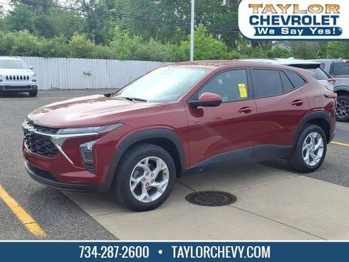 Crimson Metallic 2024 Chevrolet Trax LS