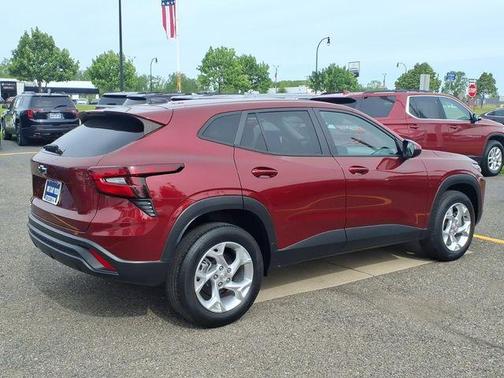 Crimson Metallic 2024 Chevrolet Trax LS