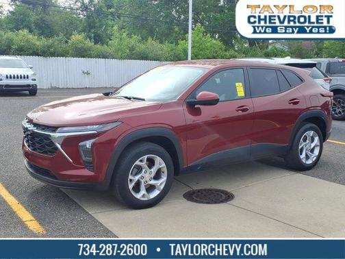 Crimson Metallic 2024 Chevrolet Trax LS