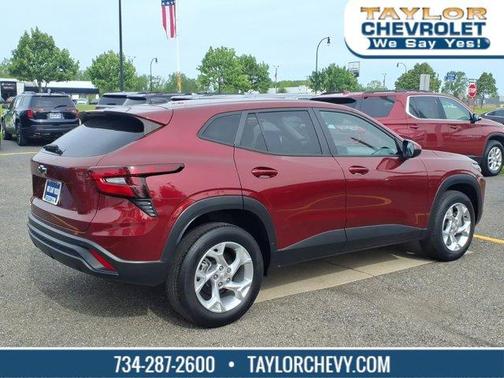 Crimson Metallic 2024 Chevrolet Trax LS