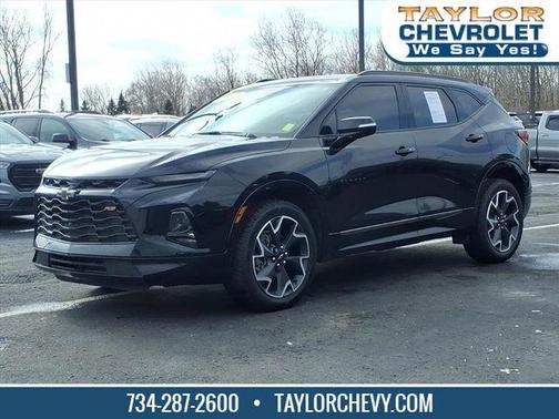 Black 2022 Chevrolet Blazer RS