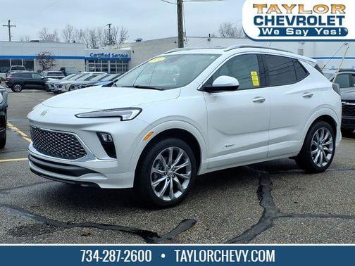 White Frost Tri-Coat 2024 Buick Encore GX Avenir