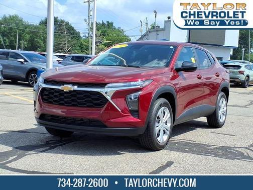 Crimson Metallic 2024 Chevrolet Trax LS