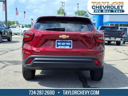 Crimson Metallic 2024 Chevrolet Trax LS