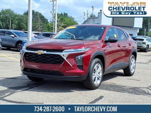 Crimson Metallic 2024 Chevrolet Trax LS