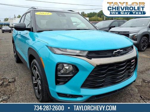 Oasis Blue 2021 Chevrolet Trailblazer RS