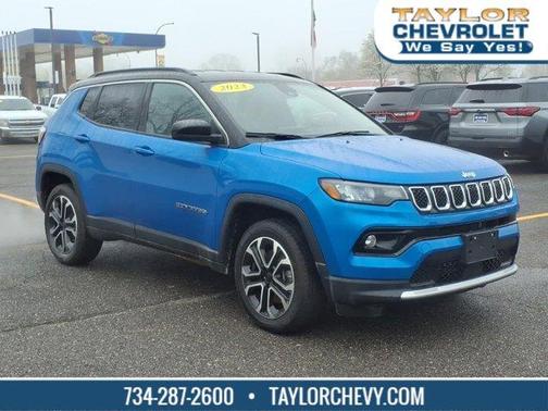 Laser Blue 2023 Jeep Compass Limited