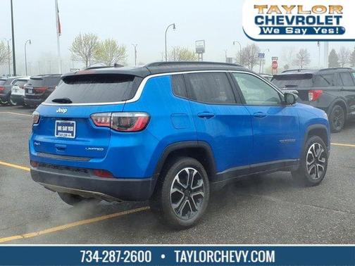 Laser Blue 2023 Jeep Compass Limited