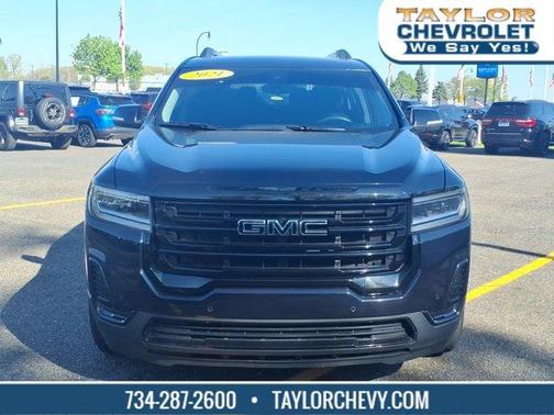 Midnight Blue Metallic 2021 GMC Acadia SLE