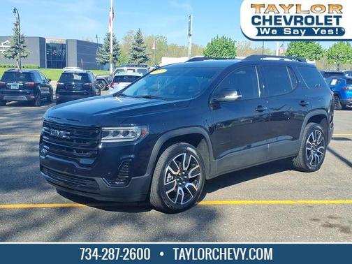 Midnight Blue Metallic 2021 GMC Acadia SLE