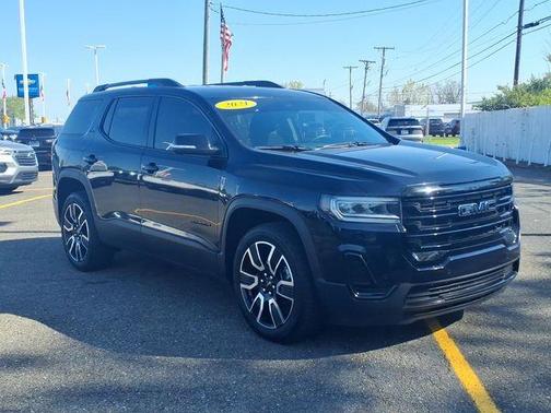 Midnight Blue Metallic 2021 GMC Acadia SLE