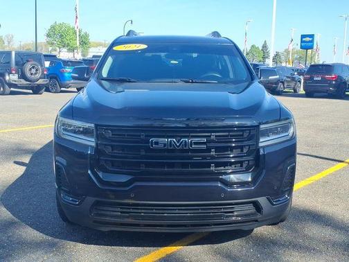 Midnight Blue Metallic 2021 GMC Acadia SLE