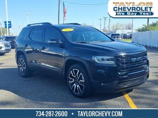Midnight Blue Metallic 2021 GMC Acadia SLE