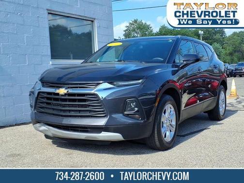 Gray 2021 Chevrolet Blazer 1LT