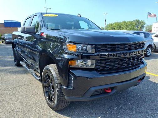 Black 2021 Chevrolet Silverado 1500 Custom Trail Boss