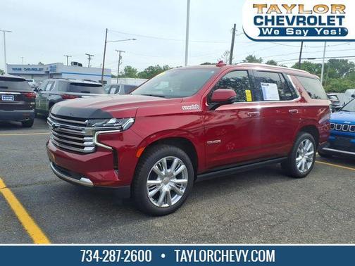 Radiant Red 2023 Chevrolet Tahoe High Country