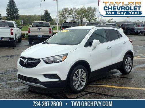 Summit White 2019 Buick Encore Preferred