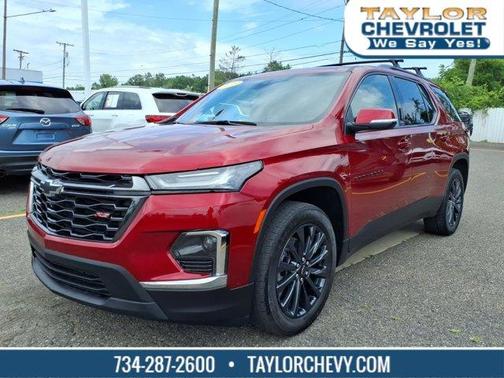 Radiant Red 2023 Chevrolet Traverse RS