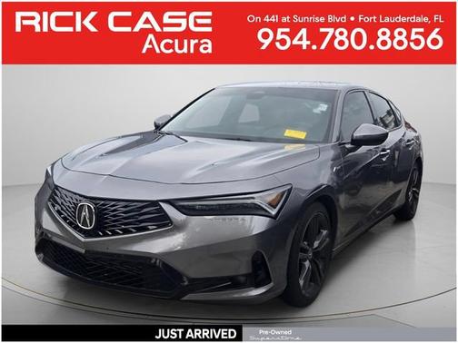 Liquid Carbon Metallic 2025 Acura Integra