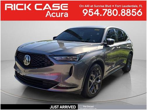 Liquid Carbon Metallic 2024 Acura MDX