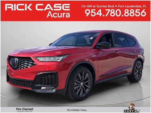 Performance Red Pearl 2025 Acura MDX