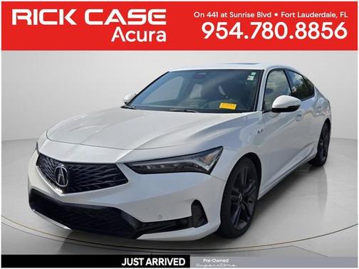 Platinum White Pearl 2023 Acura Integra