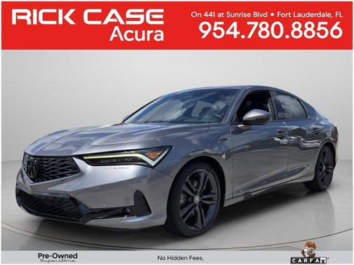 Liquid Carbon Metallic 2023 Acura Integra