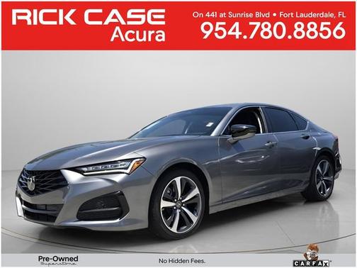 Liquid Carbon Metallic 2025 Acura TLX