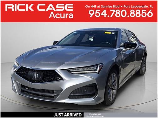 Lunar Silver Metallic 2022 Acura TLX Sedan