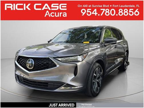 Liquid Carbon Metallic 2024 Acura MDX